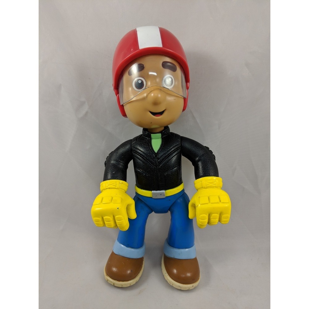 Mattel Handy Manny Figure‎ Motorcycle Helmet 2008 8 Inch